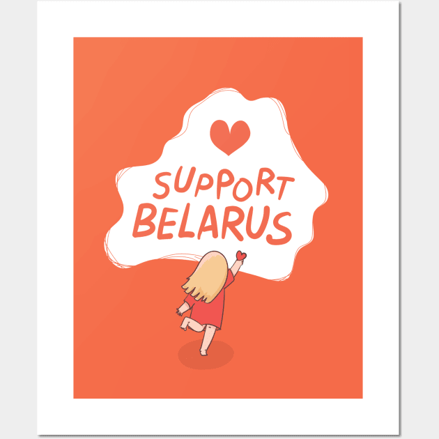 Support Belarus Wall Art by Animatarka